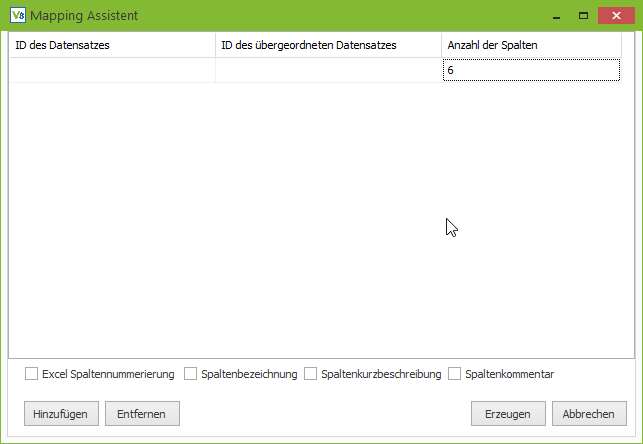 CSV Import join Mapping erzeugen