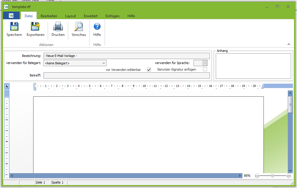 VMailtemplate-Editor